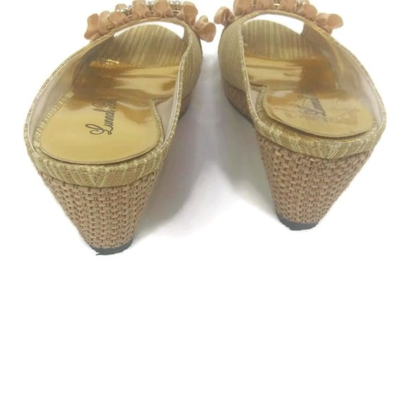Lunnah Bella Taupe Bling Mini Wedges - Picture 6 of 7